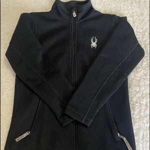 Black Spyder Zip-Up Coat/Jacket